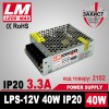 Блок живлення LPS-IP20 12V/40W/ 3,3 A Premium гарантія 2 роки (код товару 2102)